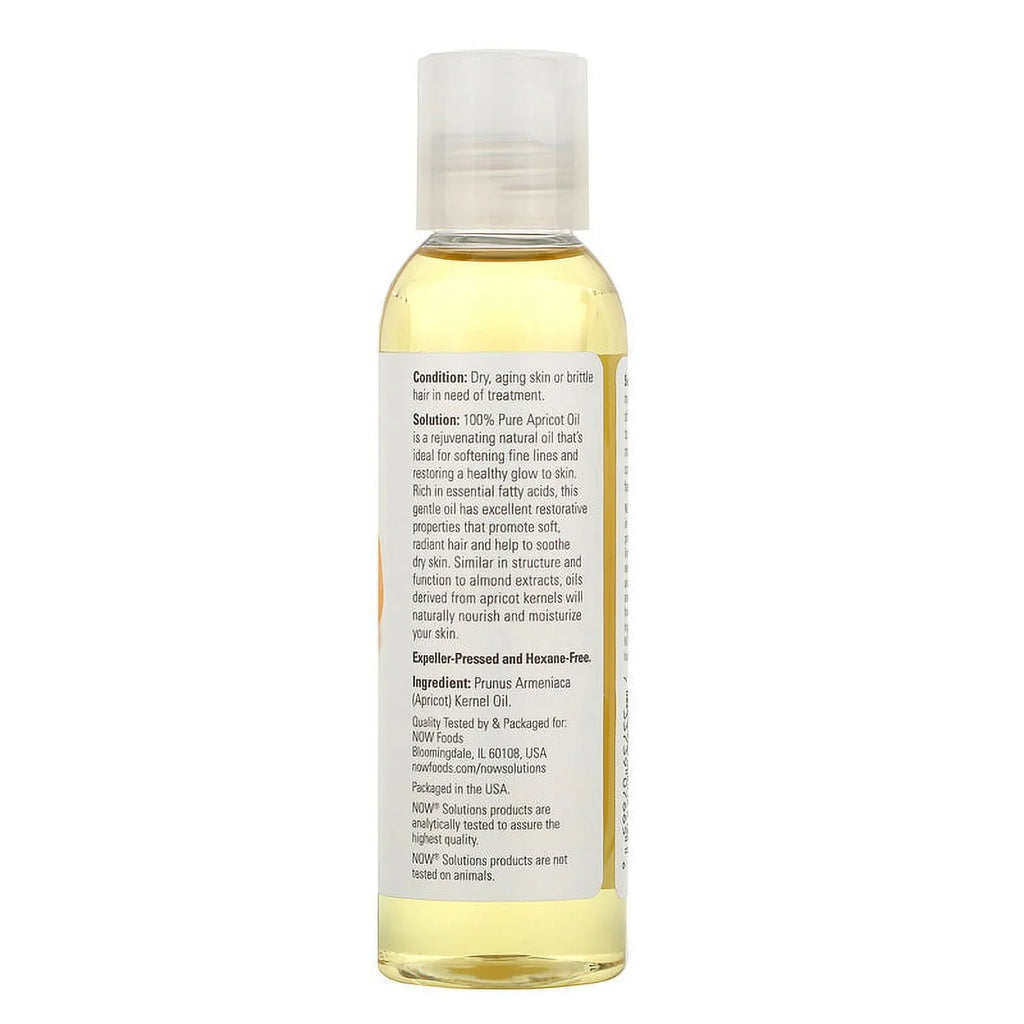 Foods, fl ml) of (118 Oil, Apricot NOW Pack Solutions, oz 3 4