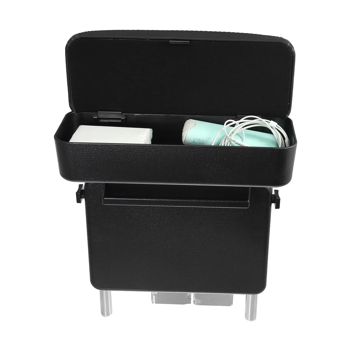Box Gap Armrest Seat Line Black Armrest Box Center PU Adjustable Storage Leather Car Black Organizer with Armrest