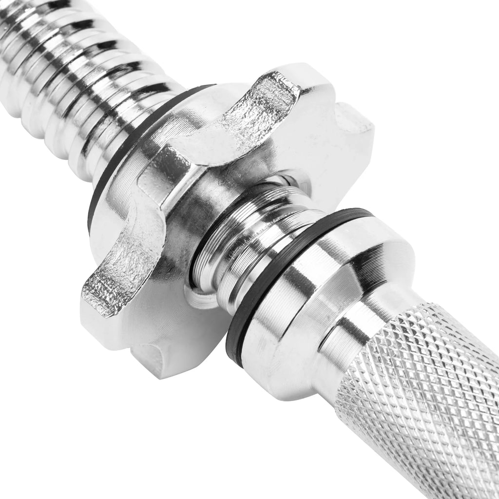 Bars Spinlock Handles 35cm,Hex Bars Length Set Barbell nut SAYFUT for Collar Gym Weight Training, Dumbbell Barbells Chrome Lifting Dumbbell 13.77''/ Strength Dumbbell