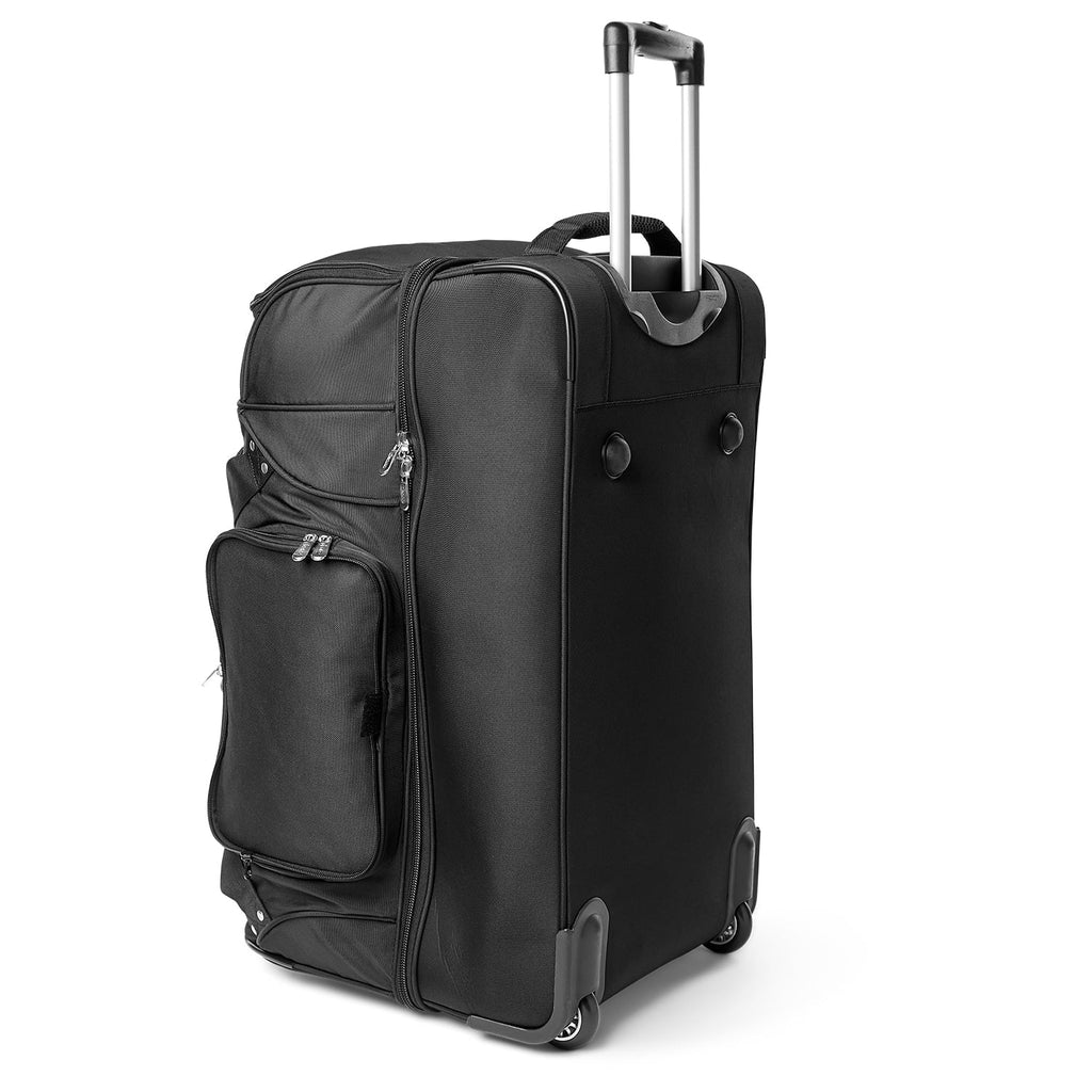Duffel Rolling Drop 2-Wheel Bottom Bag MOJO Philadelphia Black 27'' Eagles