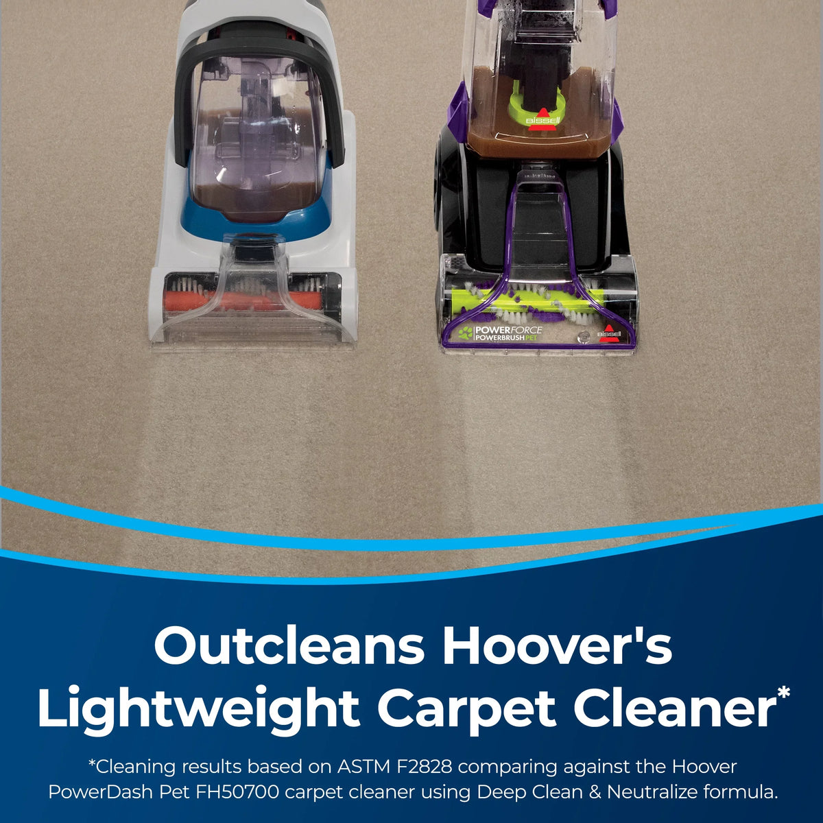 Force Carpet Pet Washer Power Power - Lightweight Brush 2910
