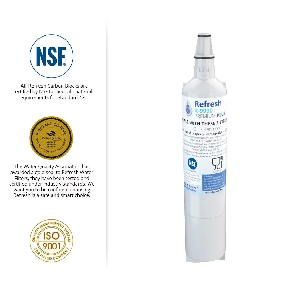 Refresh Replacement RWF1051 LG For -by Filter (2 Water Pack) Tier1