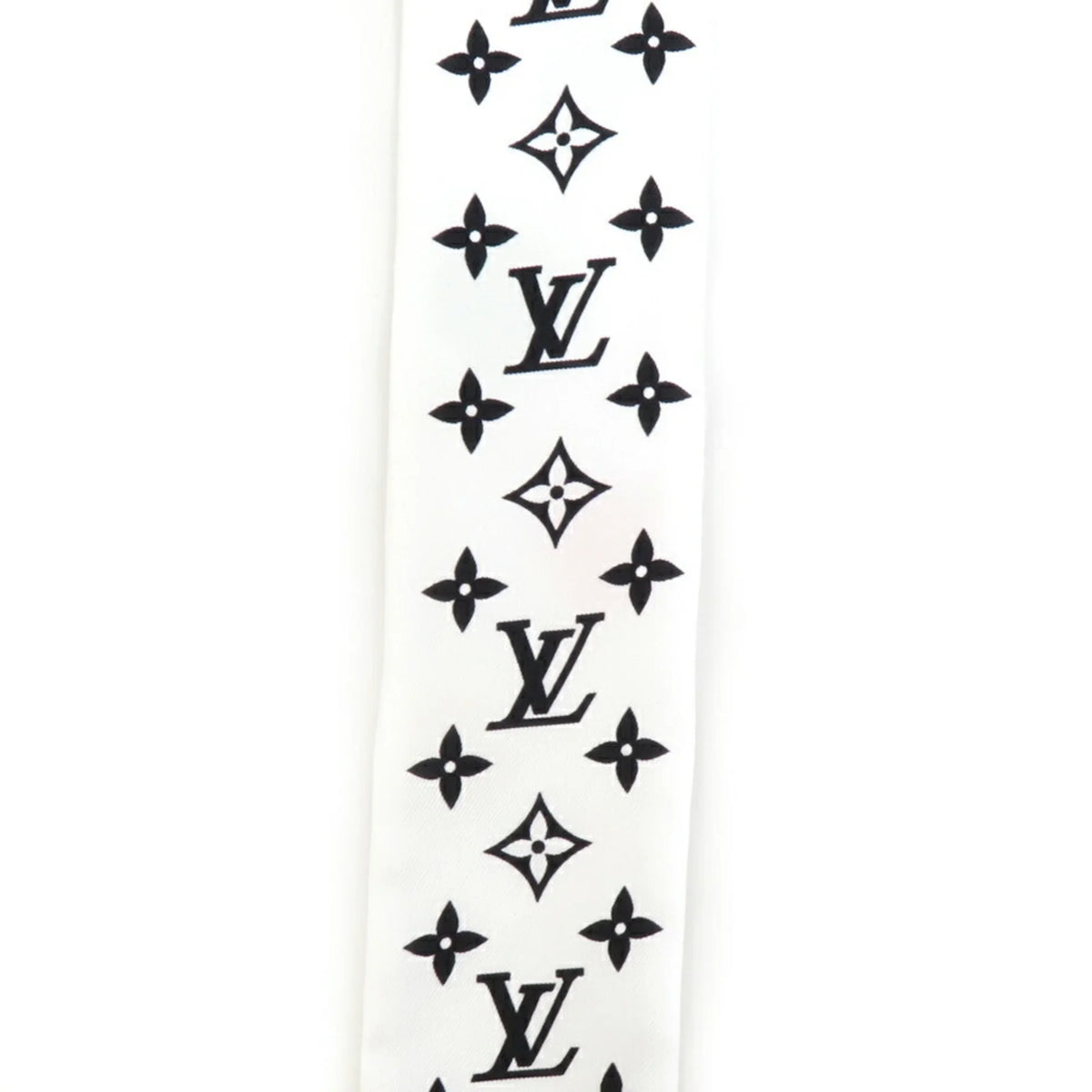x YK White M78284 BB Muffler Multicolor Pre-Owned (Good) Scarf Dot Painted Silk LV Women's Bandeau
