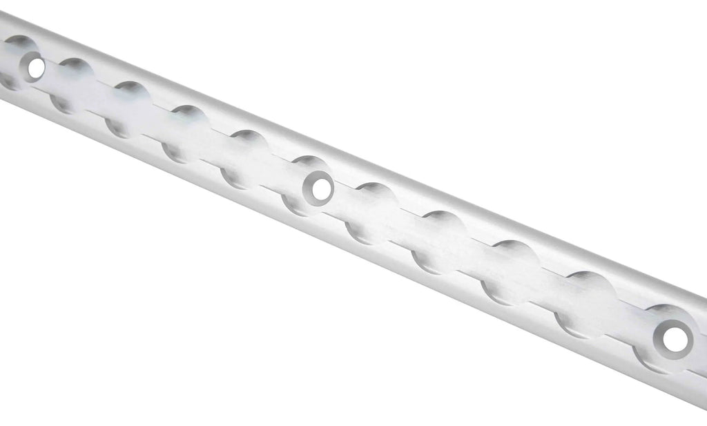 Aluminum Stainless for Down L-Track Heavy Vans Tie L-Track Enclosed Trailers 4ft w/ Duty (32 System Ring Stud Pcs) Steel (8 Cargo and Pcs)
