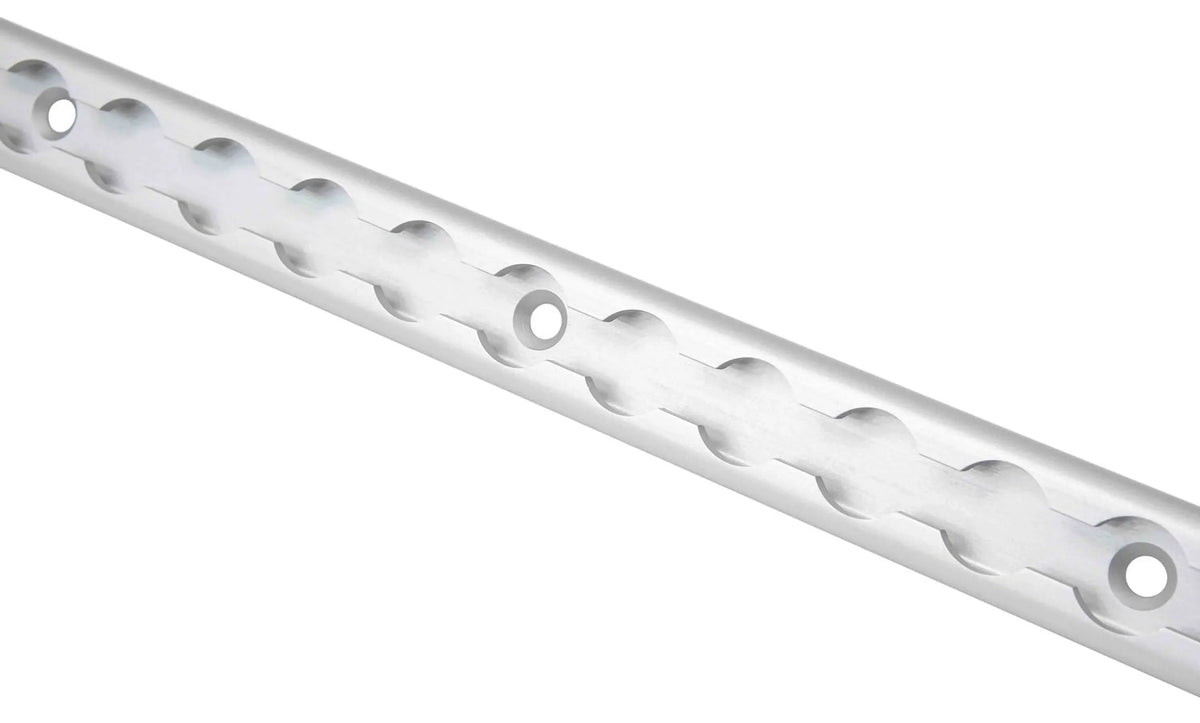 Aluminum Stainless for Down L-Track Heavy Vans Tie L-Track Enclosed Trailers 4ft w/ Duty (32 System Ring Stud Pcs) Steel (8 Cargo and Pcs)
