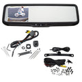 OEM-Style Replacement Monitor Universal screen Rearview 3.5-inch camera Mirror w/ back and up