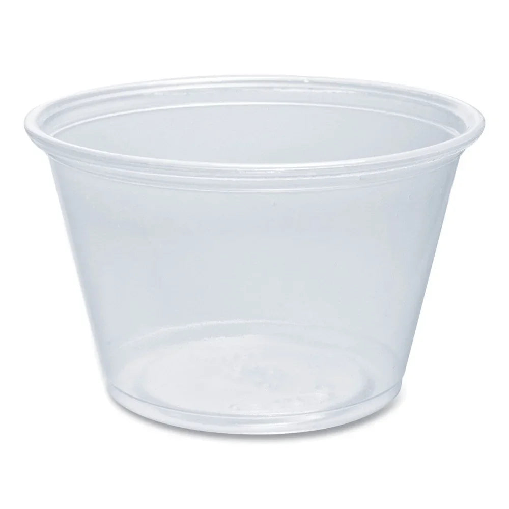 Clear Conex 4 Polypropylene Containers Complements - Dart (2500/Carton)] Portion oz. 400PC
