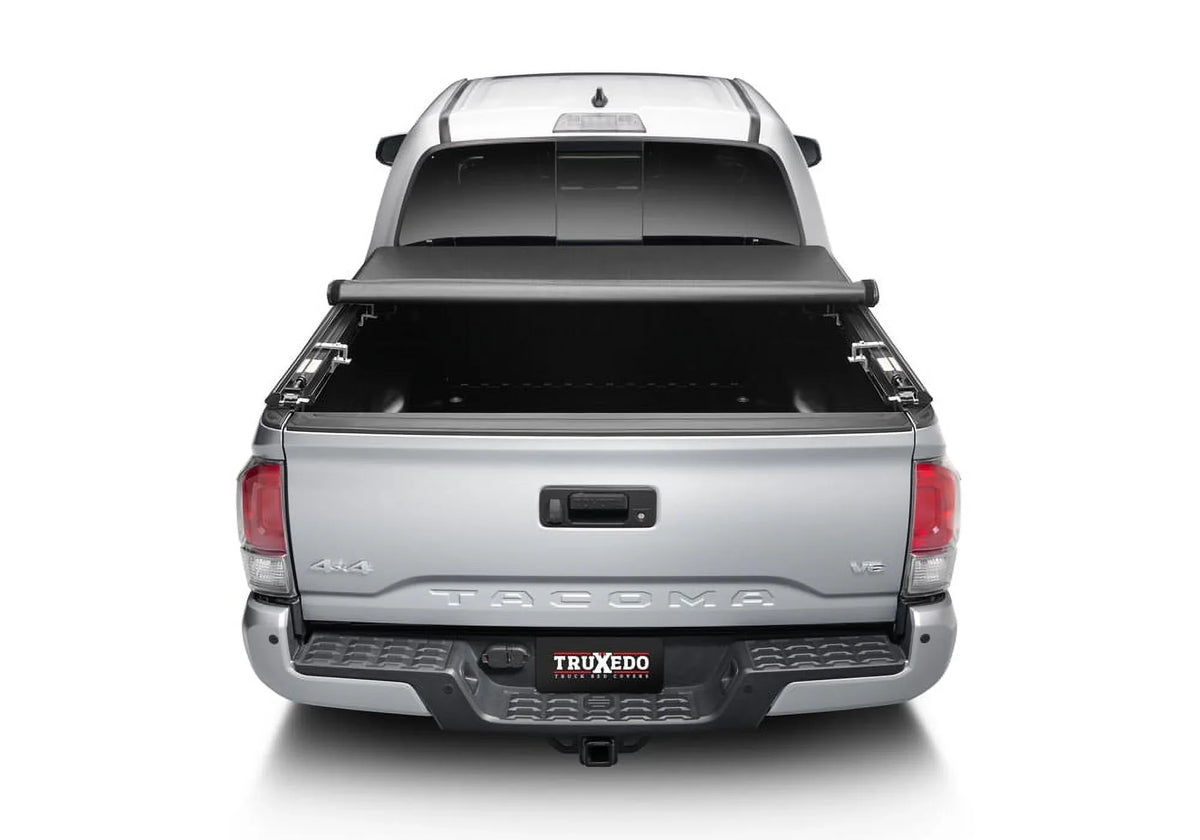 Truck with Truxport Bed Tonneau Caps | (76.1") Up Truxedo w/o Cover 4" 6' Bed | Soft 268101 Compatible Roll Bed 1999-2006 Tundra