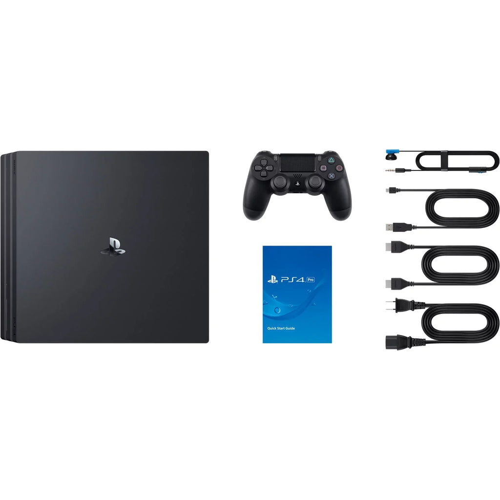 Black (Refurbished) CUH-7115B PlayStation Restored Gaming 4 1TB Pro Console,