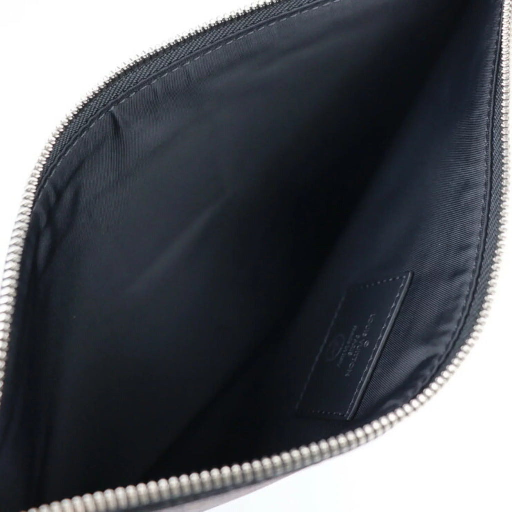 Pre-Owned Macassar Tote Monogram Collaboration Fujiwara Fragment Bag Brown (Good) Hiroshi Cover Black M43416 Light