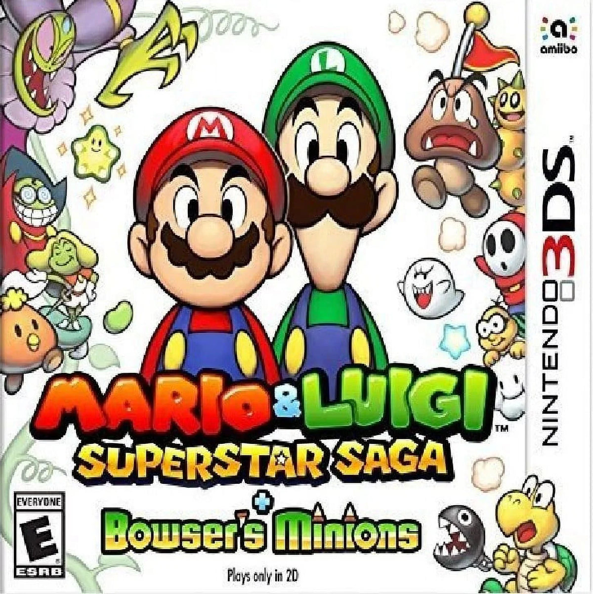 Minions (Refurbished) Game Bowser's Restored Superstar Luigi: (Nintendo Saga & 3DS, + Mario RPG 2017)