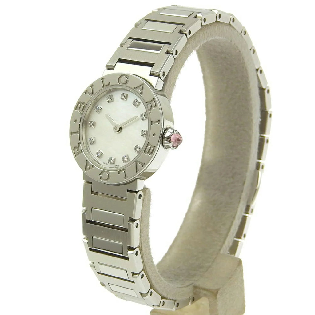 New) Diamond Mother Dial BVLGARI (Like Pearl Bulgari Battery Shell BB23S 103095 of Pre-Owned Watch 12P