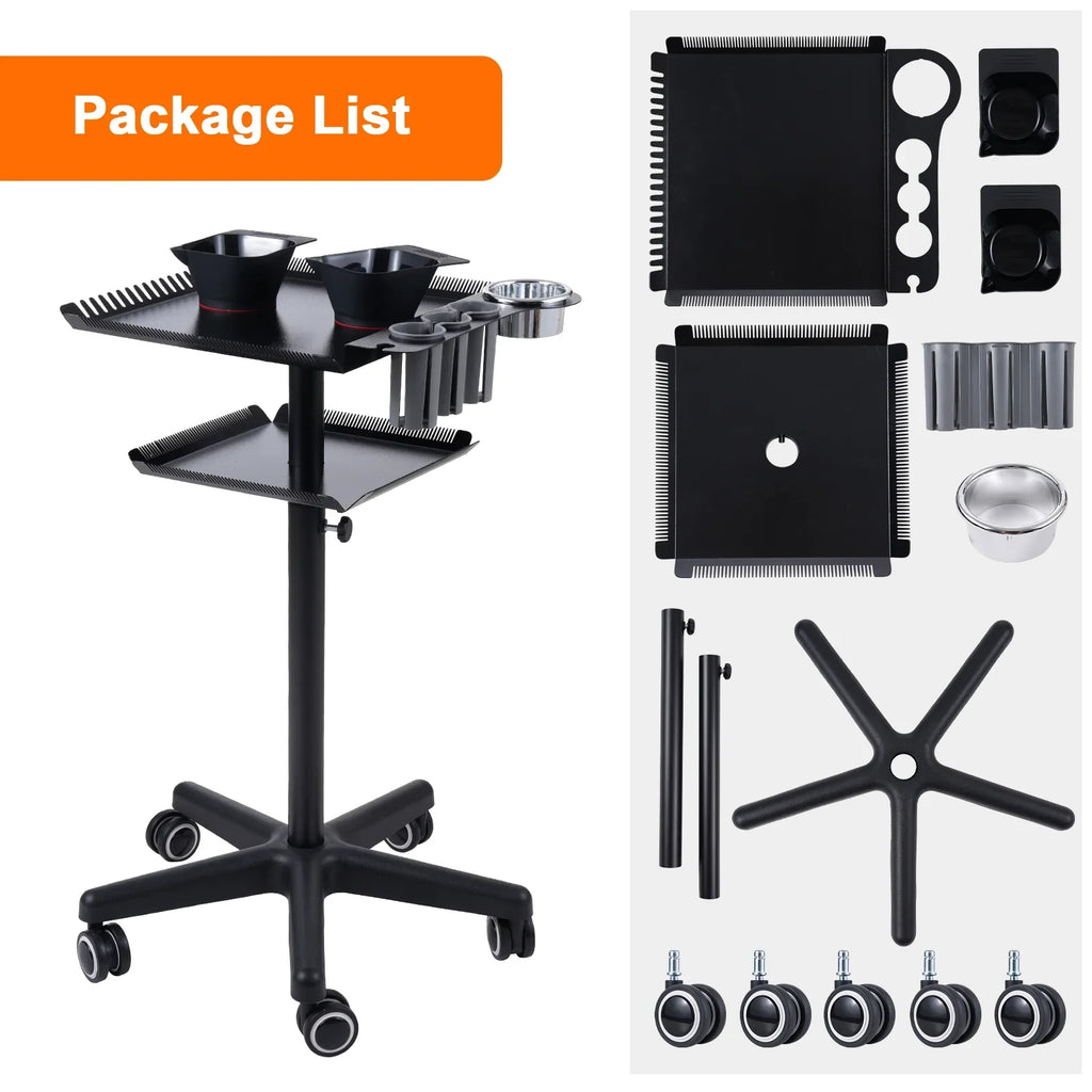 Spa Hair Cart Clinic Stand Stand Cart Beauty Station Hair Stylist Salon Salon Movable Beauty Trolley,Salon Cart Salon Salon On Salon Movable Clinic 2 Bestauty Salon Adjustable Station Salons Station