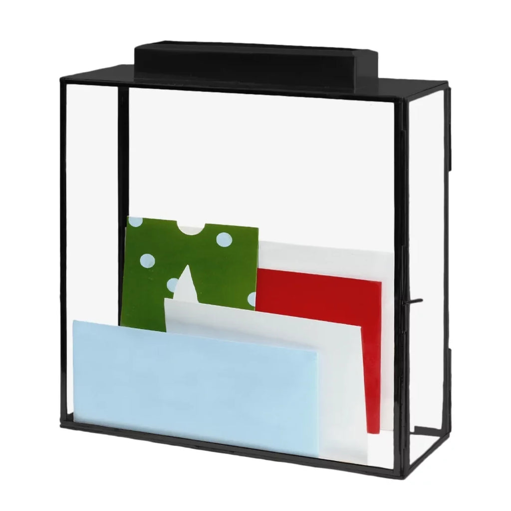 Drop Holder, 4) 15.5 Wedding x Card Glass Koyal x Gift 13.5 Reception Box Box Wholesale (Black,
