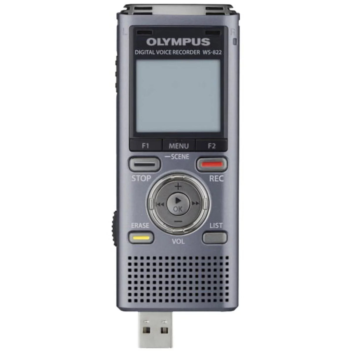Metallic, Recorder, 4GB Gray WS-822 Olympus Digital Voice