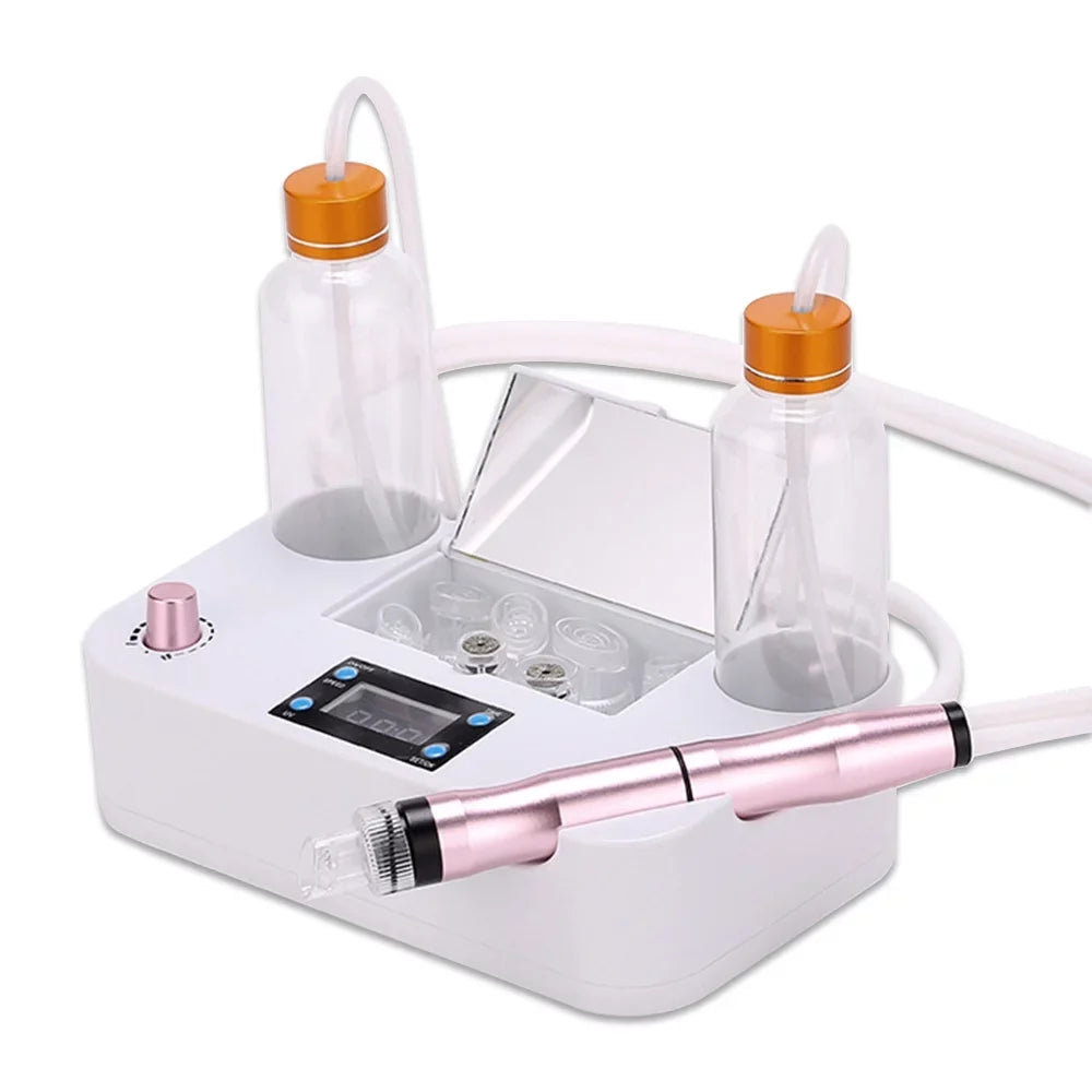 Using Professional Oxygen Facial Cosmetology Suerbeaty Beauty Skin Center Machine, Water Treatment for Rejuvenation Gas-liquid Epidermal Facial Peeling Equipment