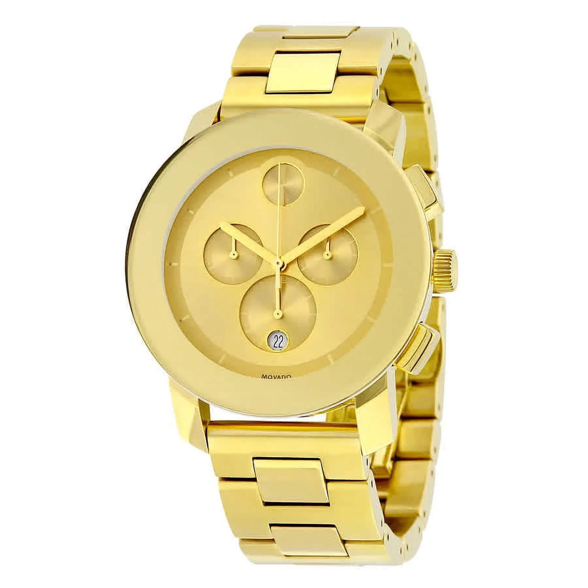 Movado Chronograph 3600048 Watch Bold Men's Large Quartz