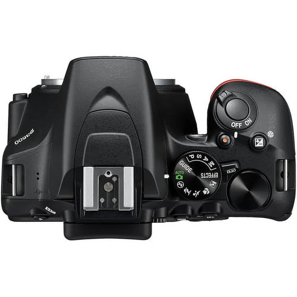 24.2MP Camera D3500 - 12PC DSLR Bundle Nikon 1590 VR Lens 18-55mm Accessory with