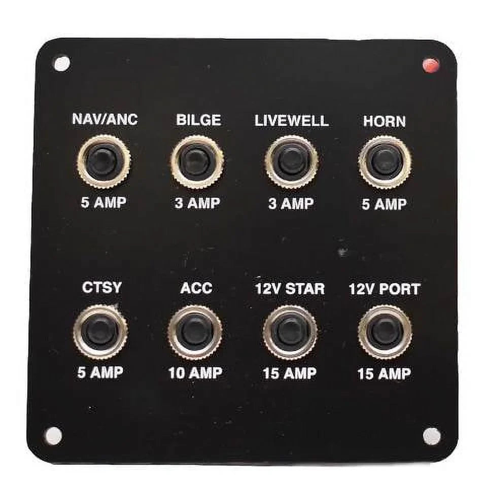 | Panel Inch 4 Breaker Hawk Super Crestliner Boat 1950 Switch 2336996