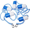 Devil Pool Rope 16" Blue Floats, Swimming and