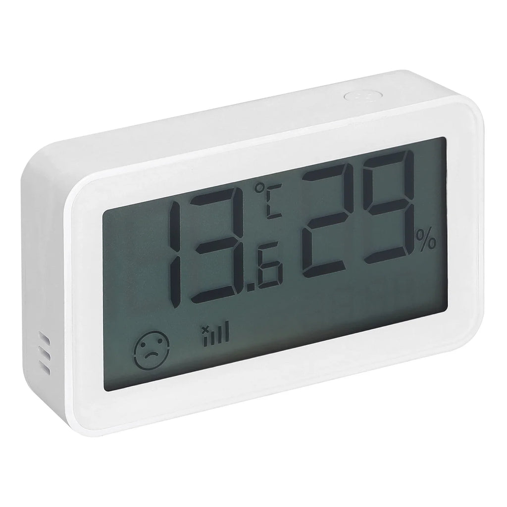 Bt Humidity With Room Office Display Humidity Thermo-Hygrometer,Thermometer Baby Indoor Display Time And With Time Compatible / Indicator Bisofice Compatible With Compatible Temperature