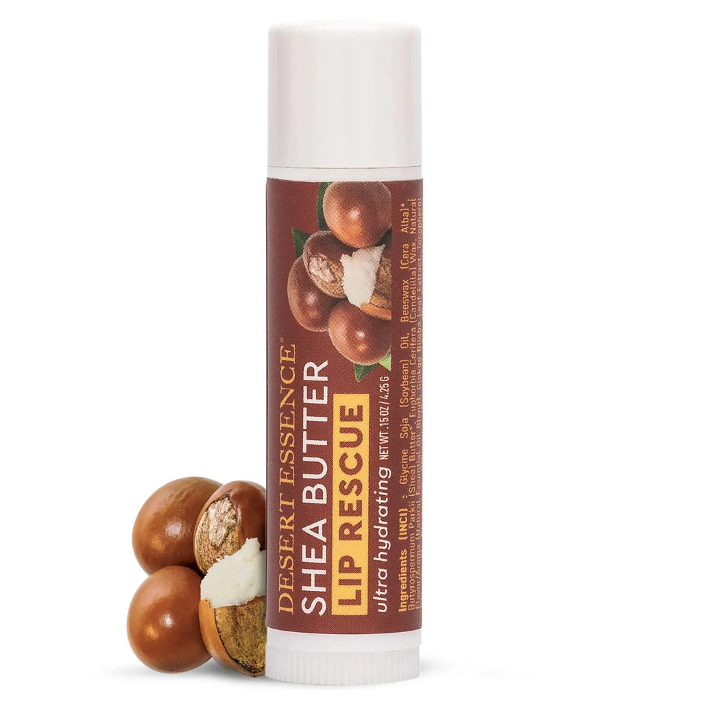 Lips Shea Hydrating Oil Pack Extract- Soothes Balm w/ Oz Dry - - Desert Beeswax Essence Ginkgo Soft 24, Rescue of Cracked Lip Peppermint Ultra Biloba E Moisturizer 0.15 - - Butter - Vitamin Stick, Or