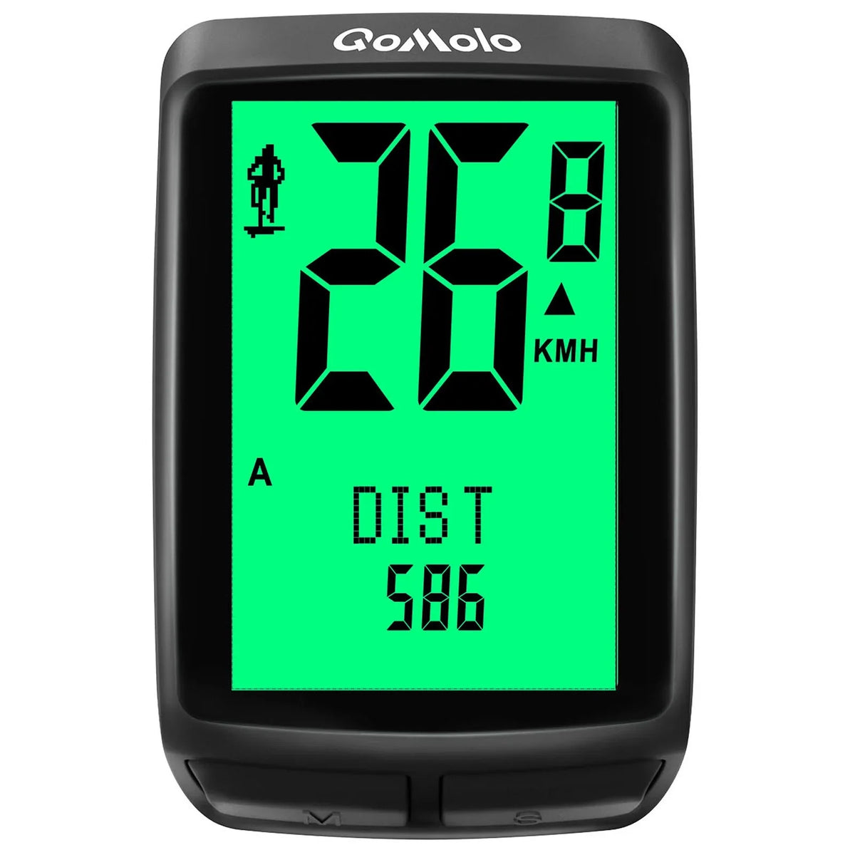 Wake-up Screen Bike Display LCD Bike IPX6 Wireless Multi-Functional Computer Automatic Waterproof Backlight Cycle Large Speedometer, Computer,