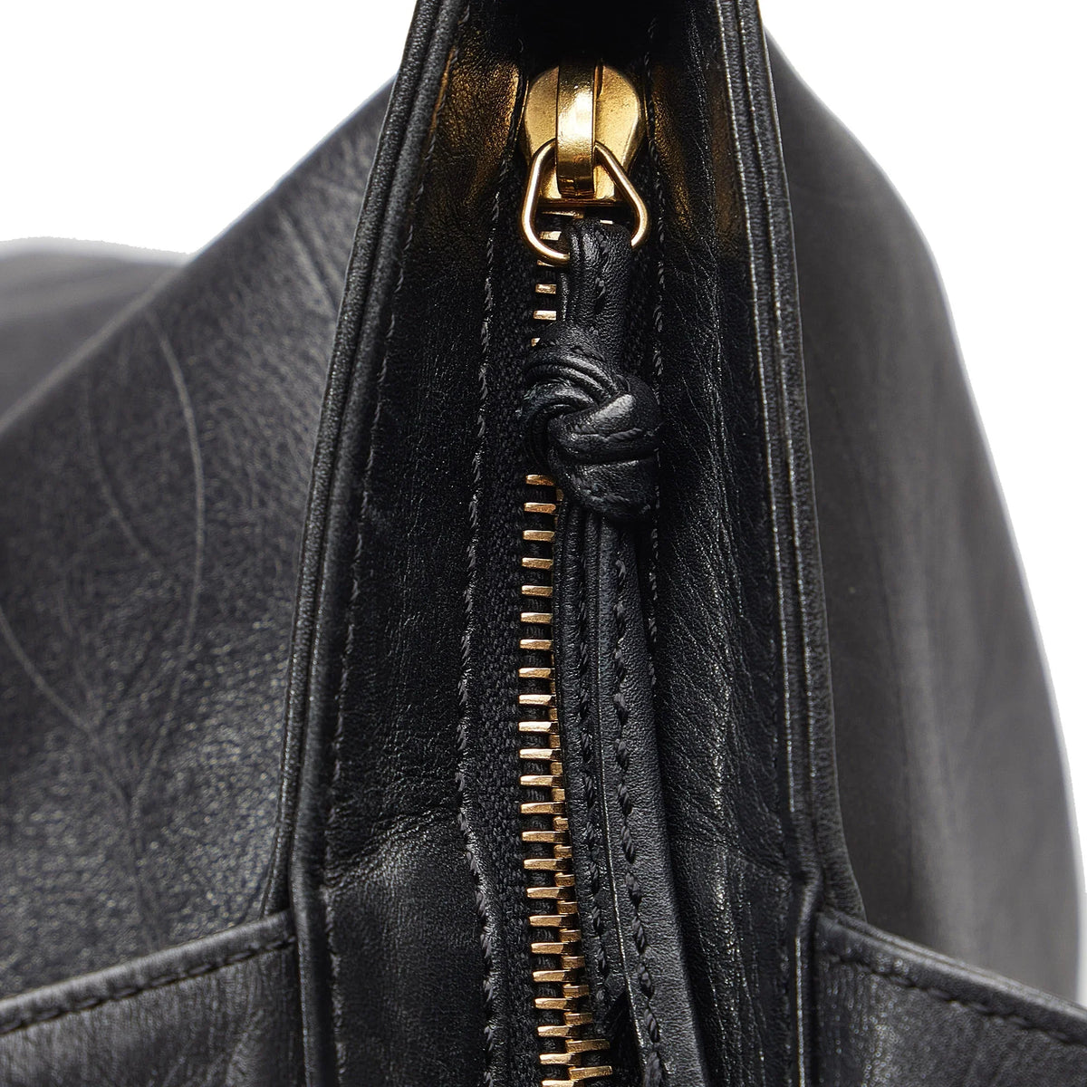 Authenticated (Good) Bag Pre-Owned CC Leather Tote Lambskin Black Unisex Tote
