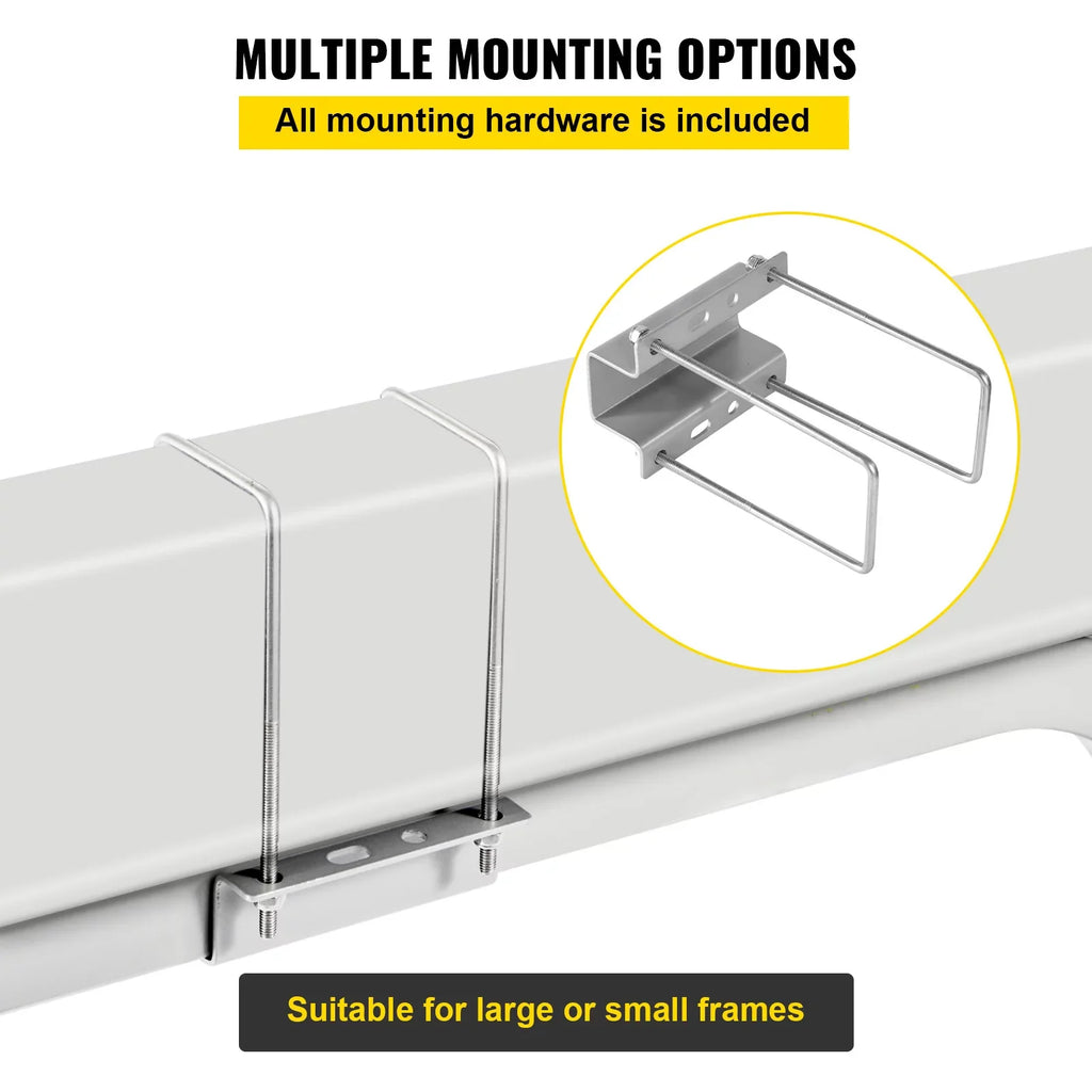 60", Steel with Tube Pair Mounting BENTISM Galvanized One Ski Complete Trailer Guide-on, Trailer Guide Included, Covers, ons, PVC Boat, Sailboat for Trailer or Post Boat Boat Accessories Fishing