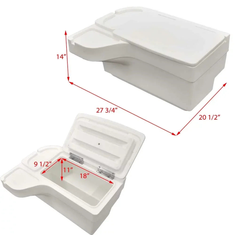 Pontoon Godfrey Console Boat (STBD) Storage 171304 | Polyethylene