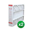 Pack 2 Honeywell Compatible Furnace 11 Merv Air AC - Filter 20x25x5 FC200E1037