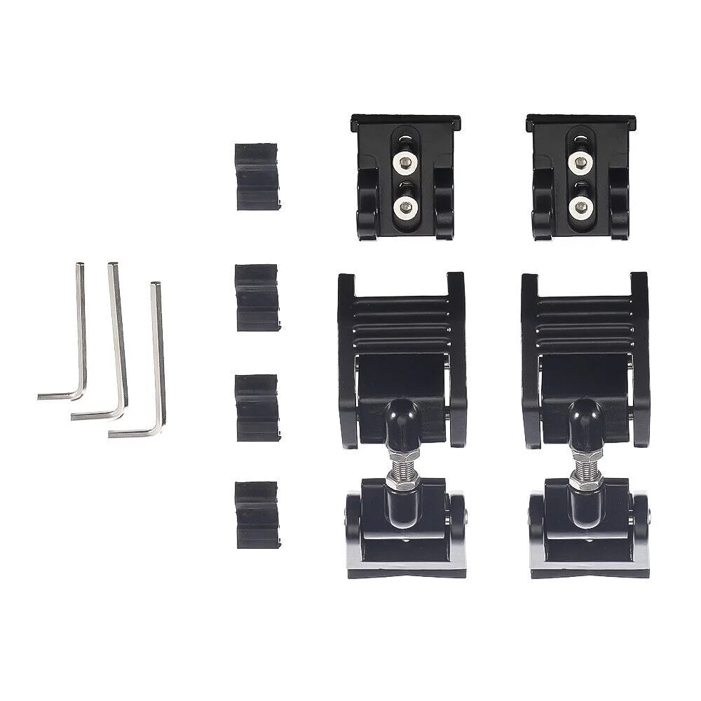 Latch Your JK 07-18 Catch - Secure JahyElec Durable Hood Lock Off-Road Adventures Jeep Black for Wrangler