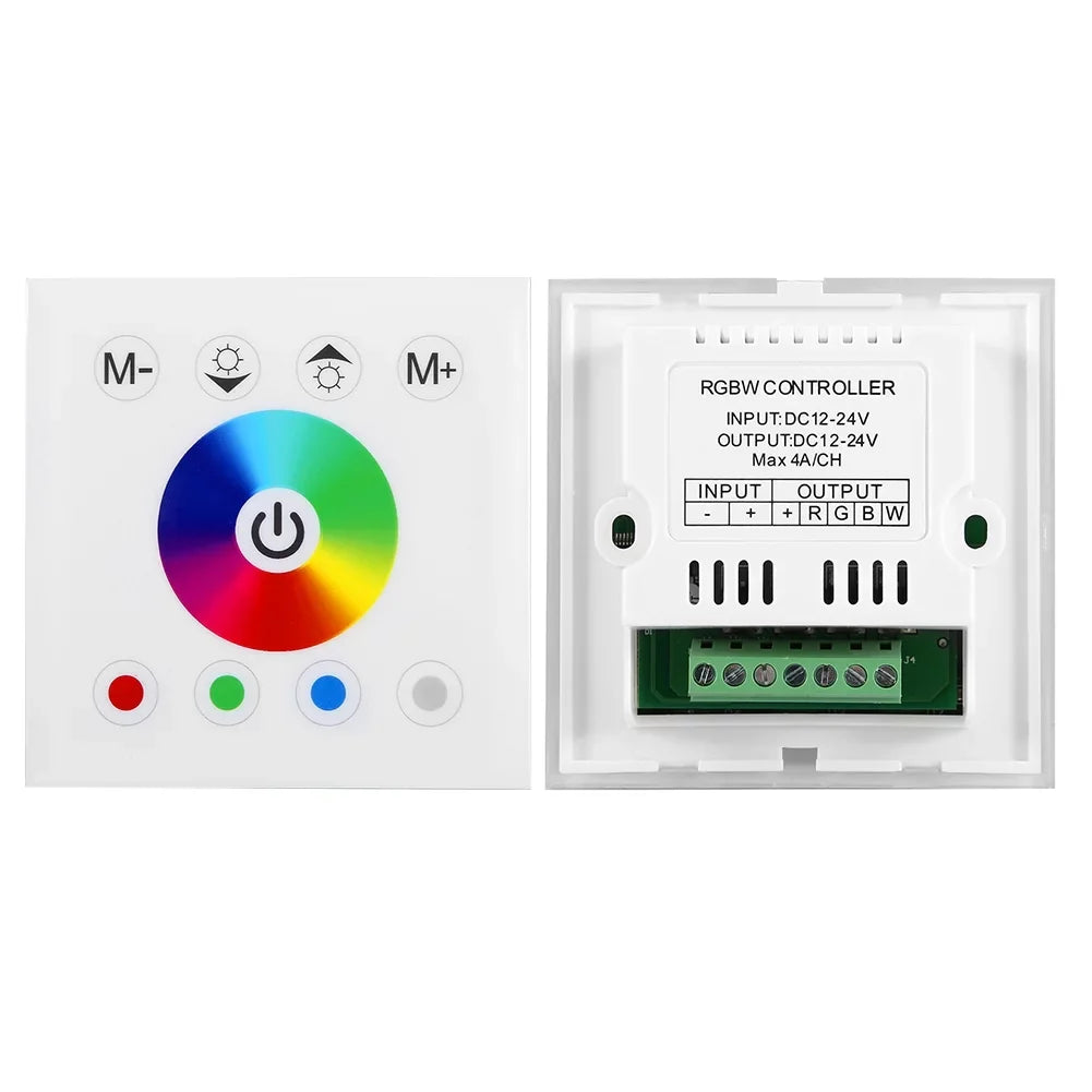 Touch Controller Kathlen Panel Colorful Switch Panel Light(White) LED for - Dimmer Touch RGBW Mounted Controller Wall Strip LED