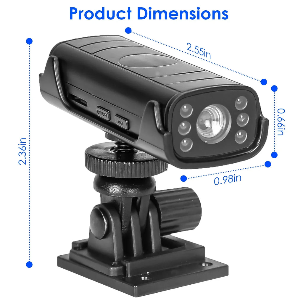 for Car RVs Night Camper Camera Adhesive Built-in Base Rear Waterproof with Wireless Camera Trailer Vision Backup Camera Battery iMounTEK Trucks