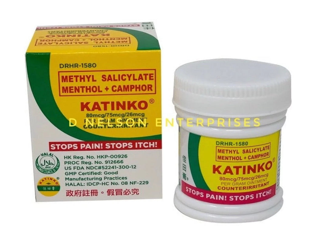 & 30g Jars Katinko Itch Expert, Pain Ointment, 4