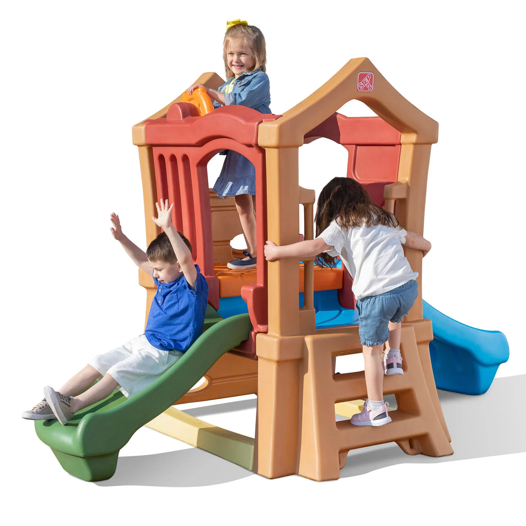 Play Up Double Toddlers Step2 Climber, Slide