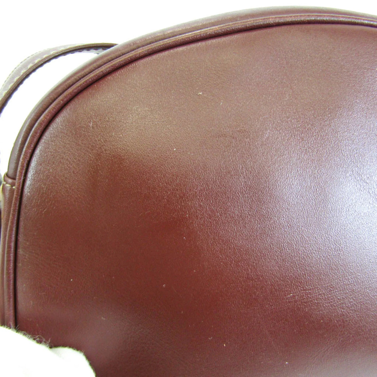 (Good) Leather Women's Bordeaux Must Bag Shoulder Cartier Pre-Owned