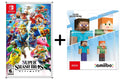 Switch + Super amiibo Ultimate Steve/Alex Bros - Figures Smash Nintendo
