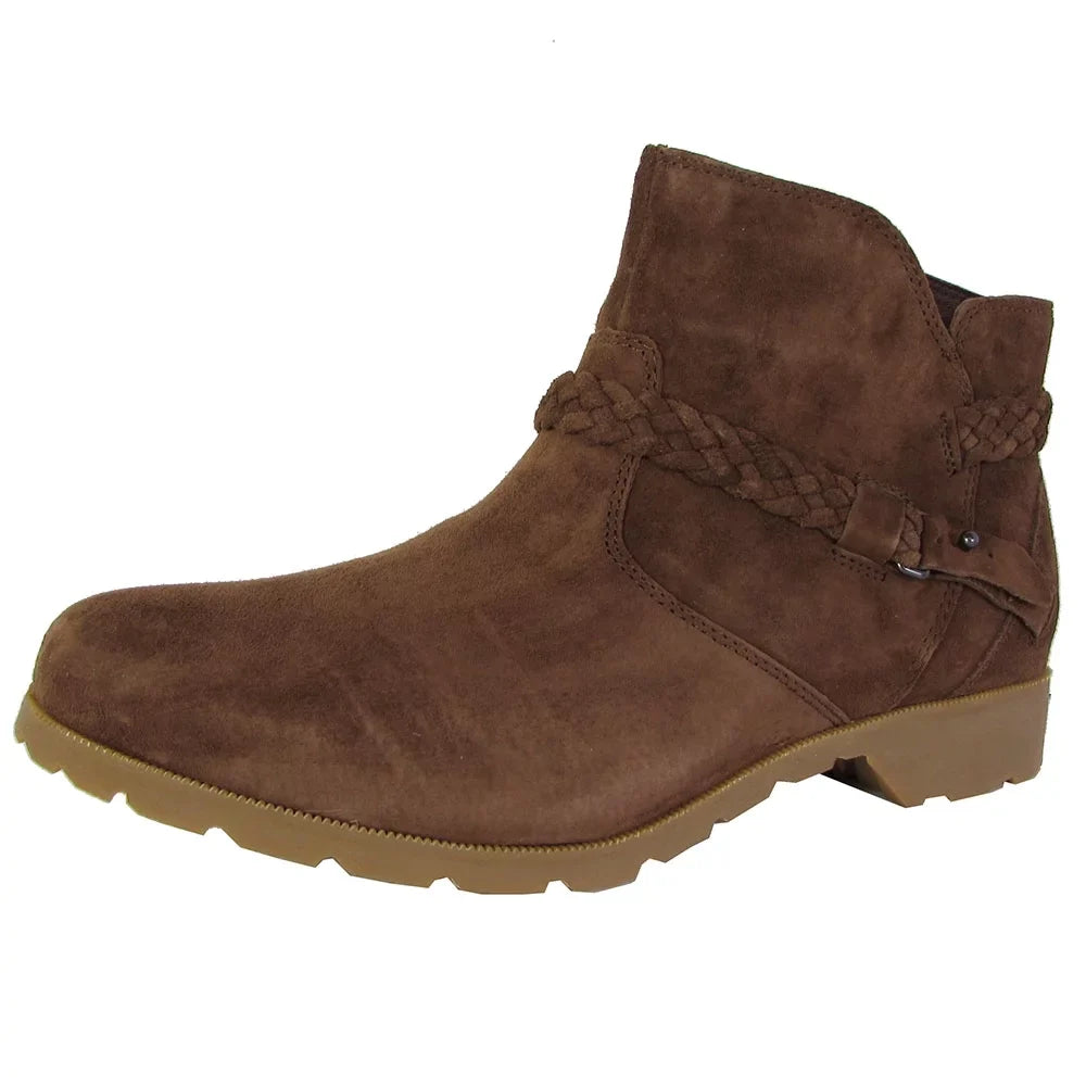 Bootie - Shoes, US Bison, Suede Ankle Womens 5 Delavina Ankle Teva