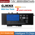 For For 68WH M3520 GJKNX 5490 7.6V Latitude 5480 GD1JP Battery Laptop Precision Kingsener M3530 5590 5580