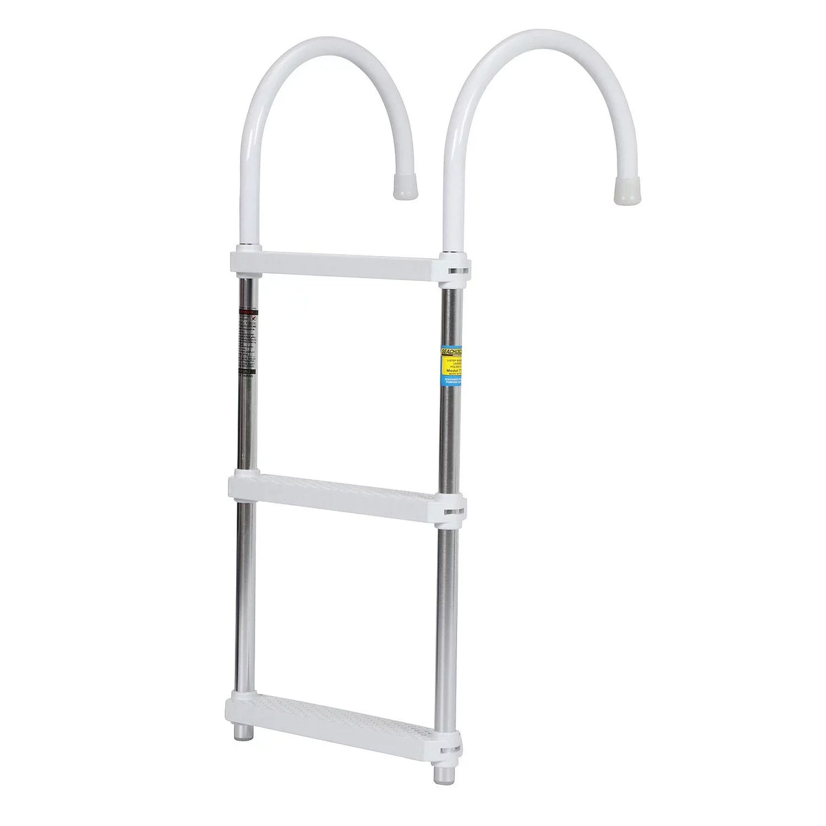 Wide Steps, In. 3 15 Boarding Ladder, 36 Seachoice Aluminum Tall In. X
