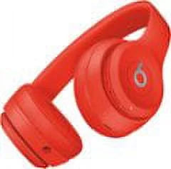 Headphones Restored On-Ear by Wireless - Red Citrus - Dr. Dre MX472LL/A Solo (Refurbished) 3 Beats