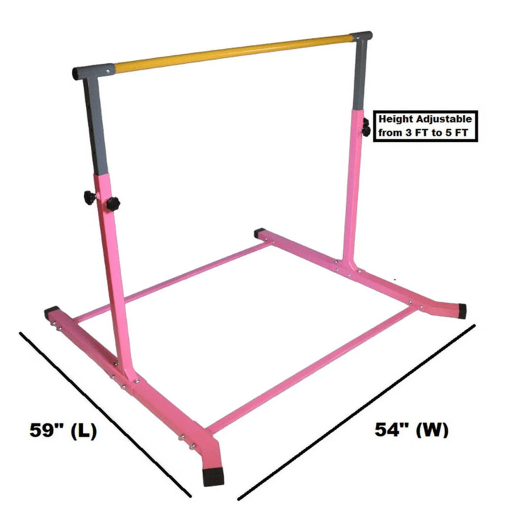 Star-TD FT, Adjustable 5 Training, Pink Gymnastics Gym Junior Home Kip Bar: Duty, 3-5 Heavy Equipment