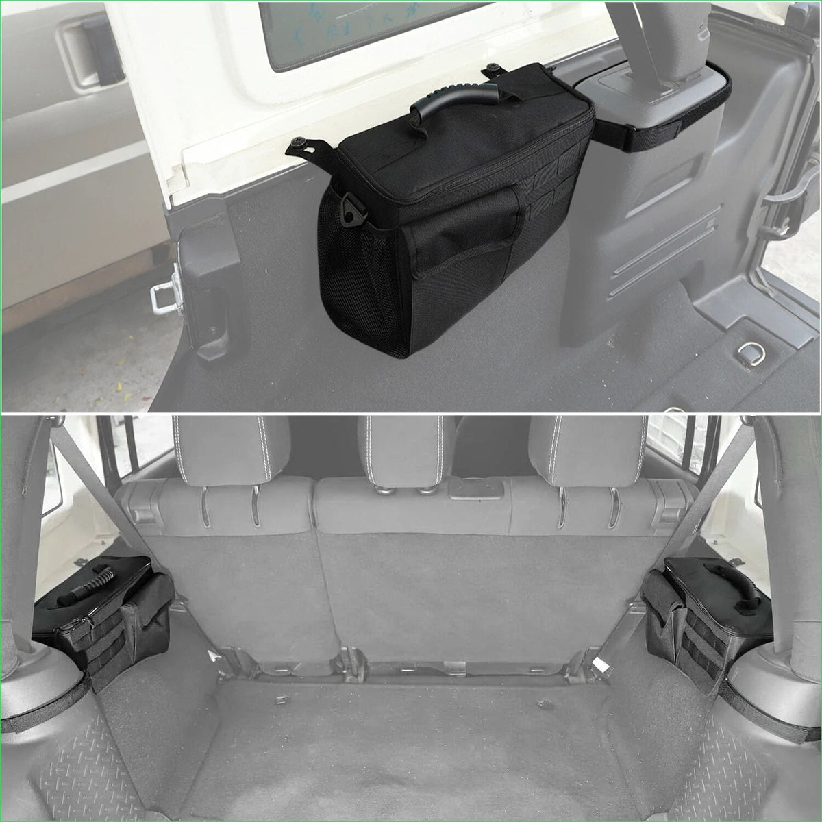 JL Tidying for Rear Tool Pocket Jeep Organizer 4 Trunk Bag Doors Stowing 2018-2024 Interior Accessories