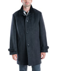 Clark Gray, Classic-Fit Men's Fog London 38S Overcoat,
