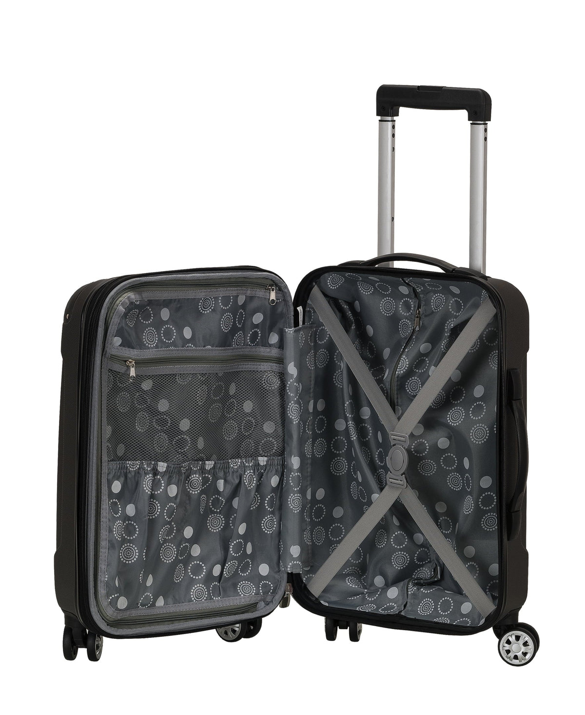 On Expandable Hardside ABS 20" Sonic Carry Luggage Rockland F1901