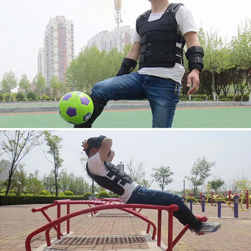 Cloth Weight Strength (Empty) Vest Exercise Weight Oxford Adjustable Training Tomfoto Weighted Max Loading 50kg Loading Jacket