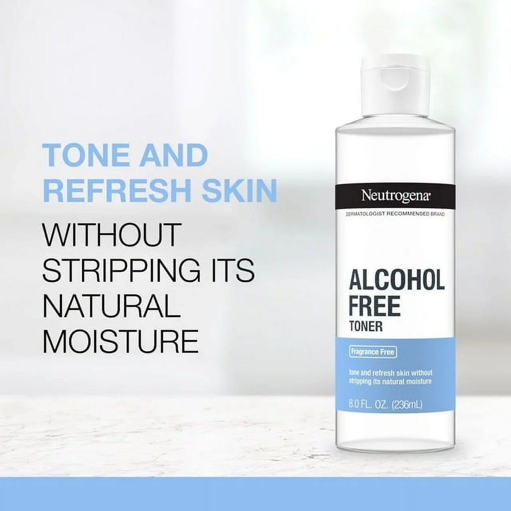 8 Neutrogena, Alcohol-Free fl of Toner, Pack 2 oz