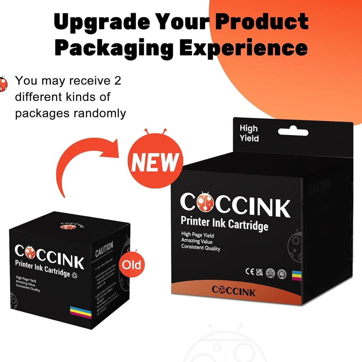 5643 COCCINK for 7645 200 Replacement HP for Ink 7640 5660 5642 250 62 5640 5740 Envy XL 5746 Cartridge 62XL OfficeJet