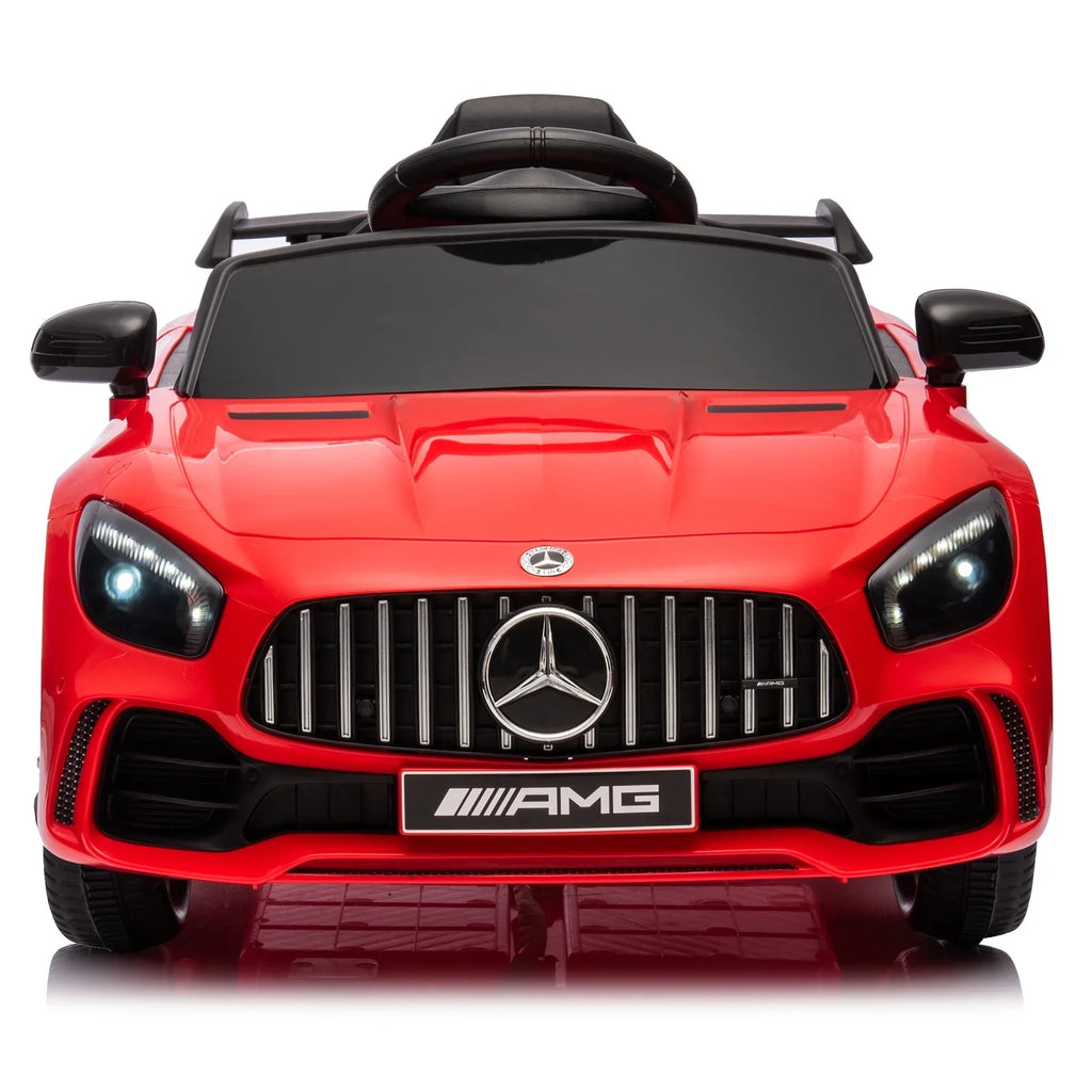 Car! Sports Dual -Benz Sports Drive Experience our of 26.9 realistic - thrill LEADZM Car Red - - 12V the 4.5Ah driving